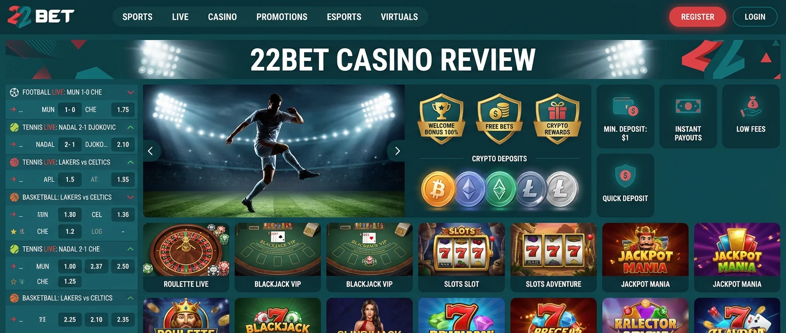 22bet: 22bet Casino Review: Quick Verdict & Key Highlights