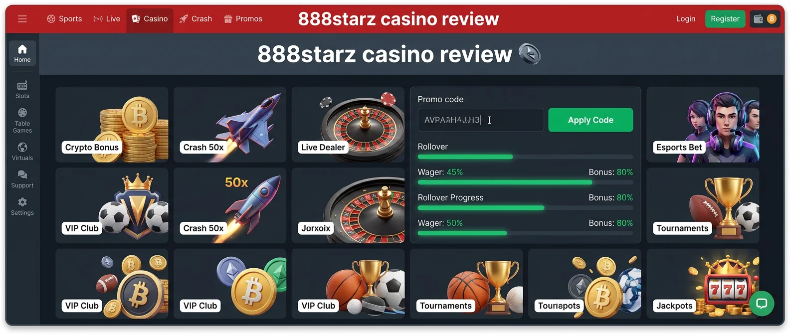 888starz: 888starz Casino Bonus and Promo Code Offers