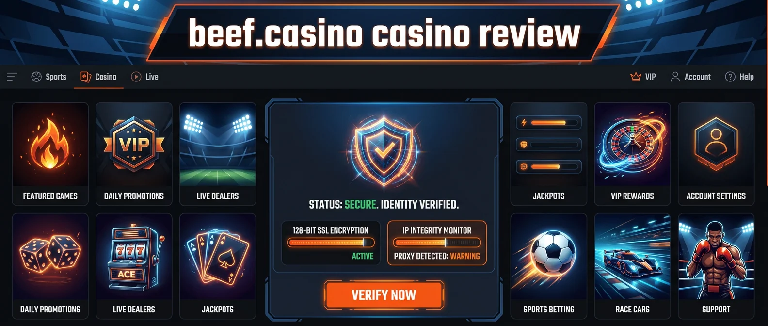 Beef.Casino: Is Beef.Casino Casino Legit? Licensing, Security, and VPN Rules