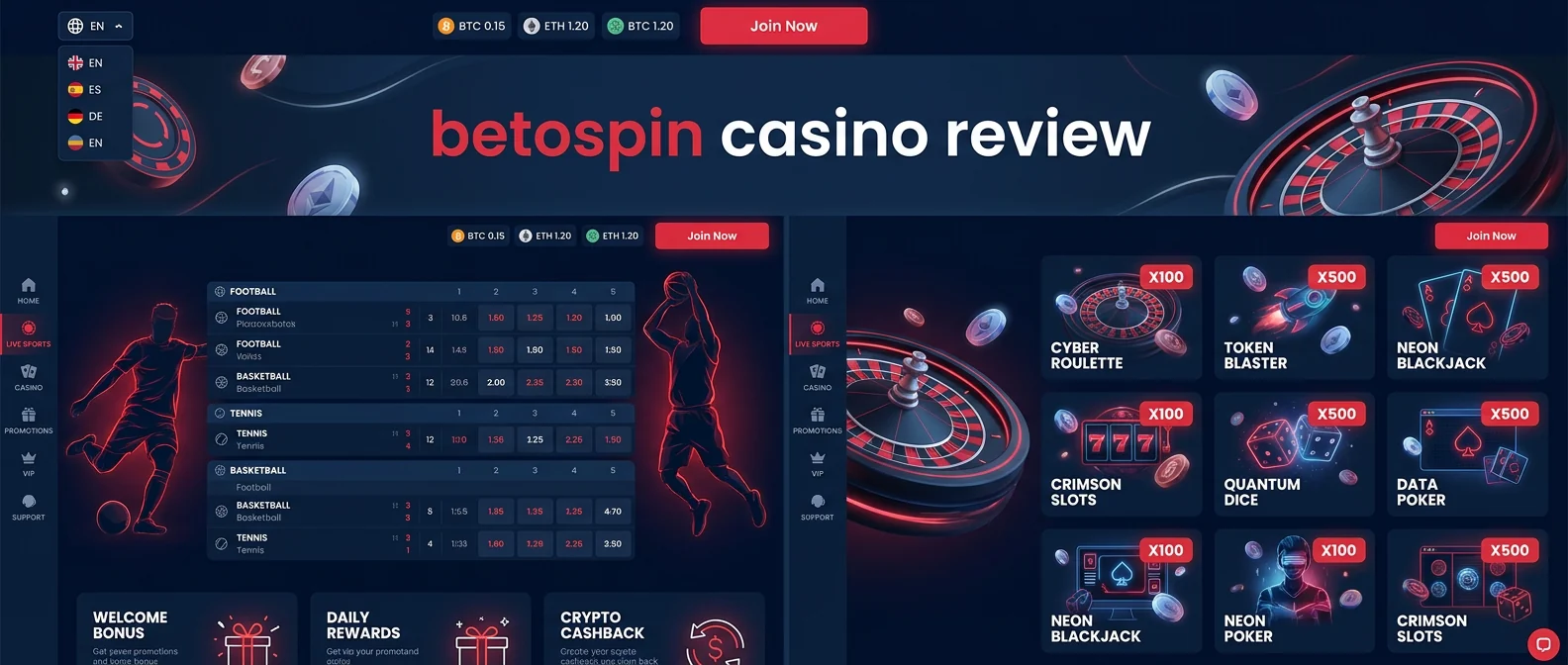 BetOspin: BetOspin Casino Review: Quick Overview & First Impressions