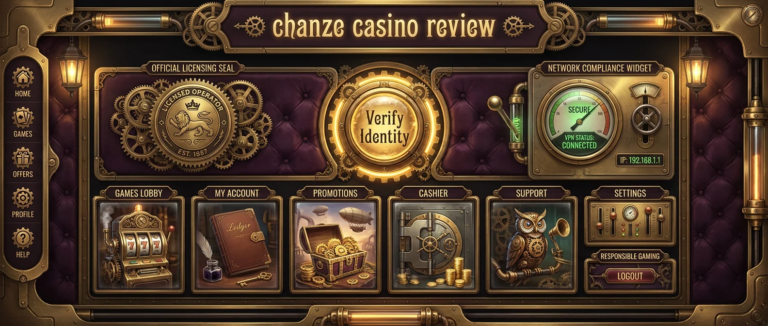Chanze: Licensing, Security & Is Chanze Casino Legit?