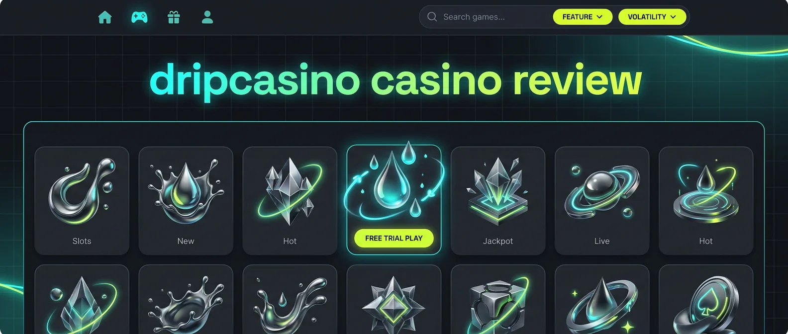 DripCasino: Game Selection and Betting Options at DripCasino