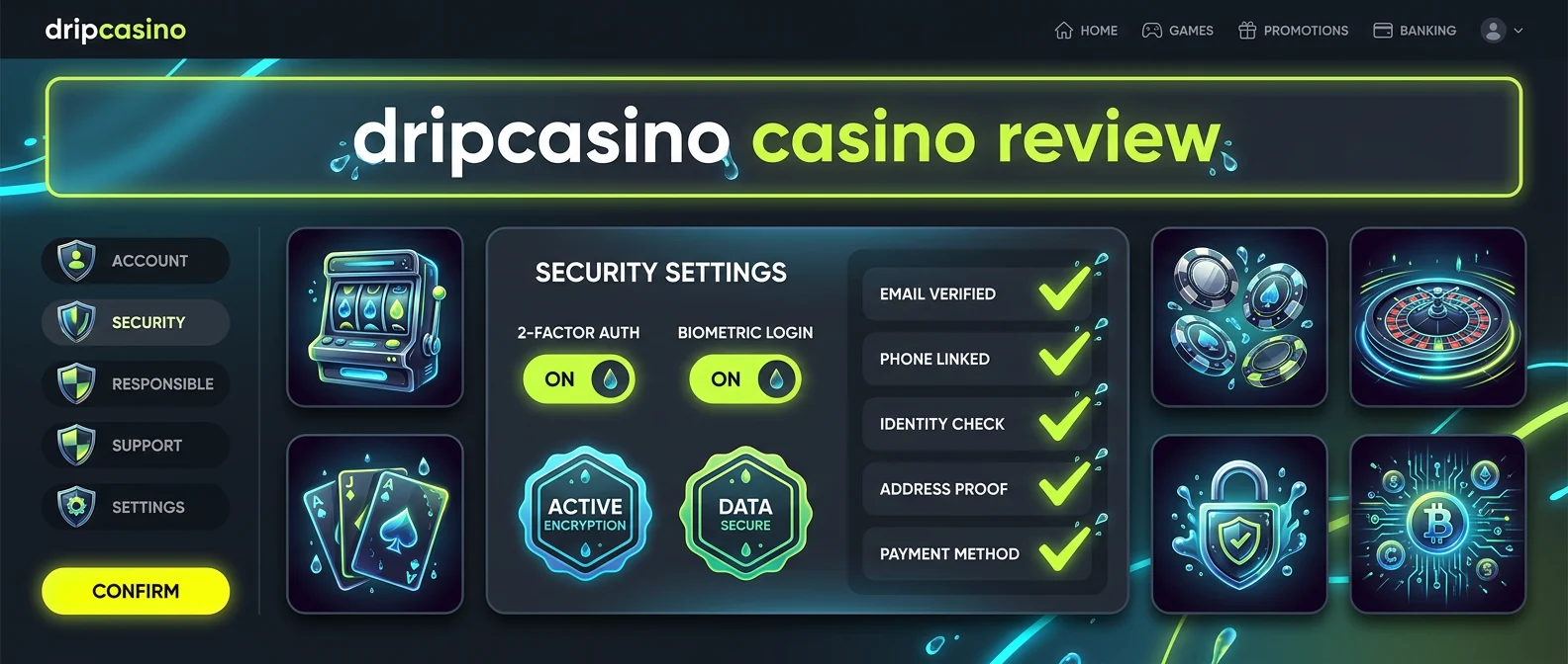 DripCasino: Security, Operator Details, and Licensing: Is DripCasino Casino Legit?