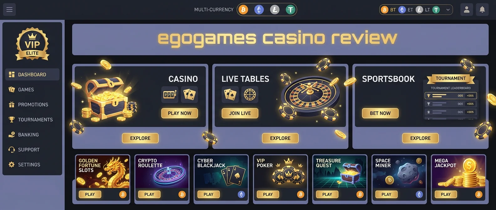 EgoGames: EgoGames Casino Review: Key Features & Overview