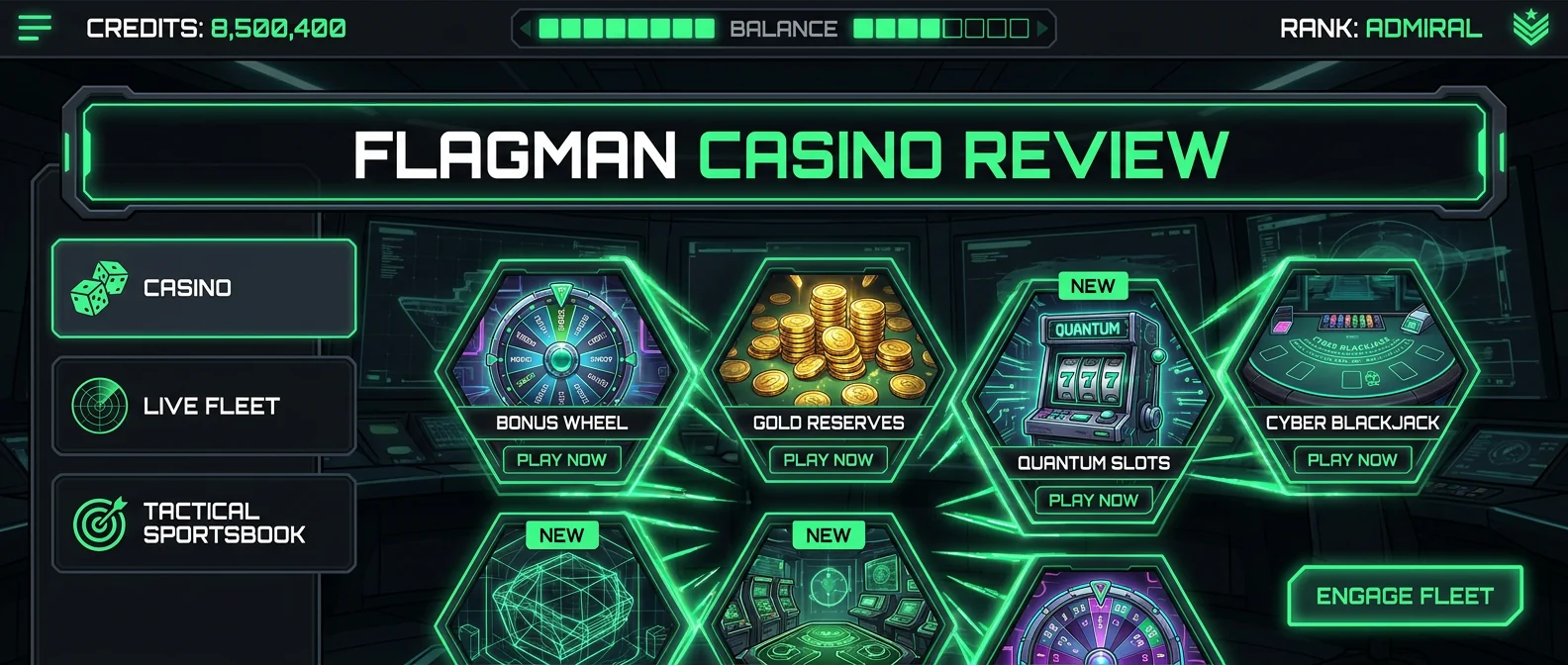 Flagman: Flagman Casino Review: Overview and First Impressions