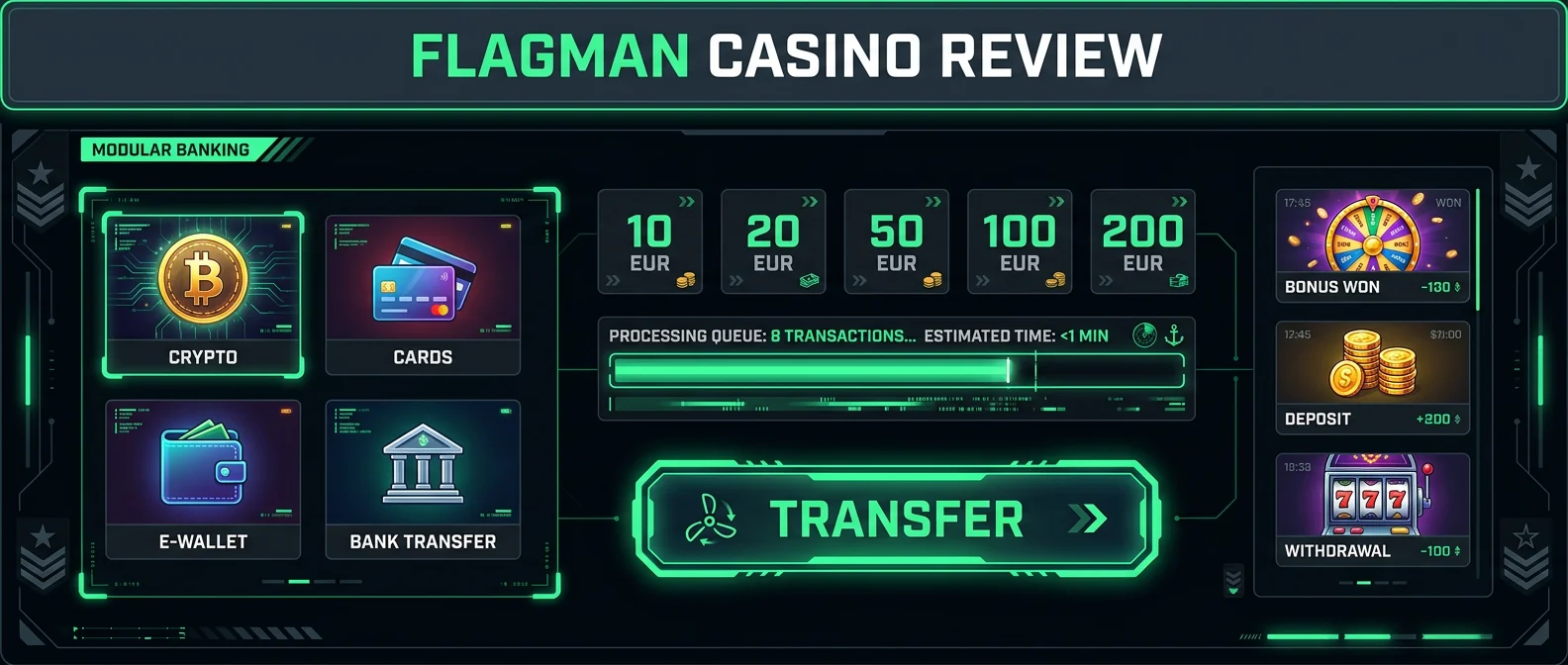 Flagman: Deposit Methods and Withdrawal Speed