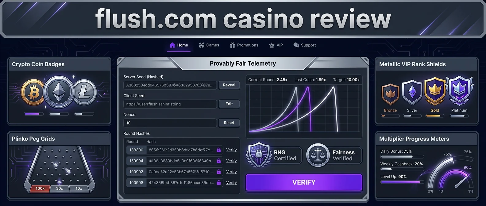 Flush.com: Is Flush.com Casino Legit? Licensing, Safety, and Reputation