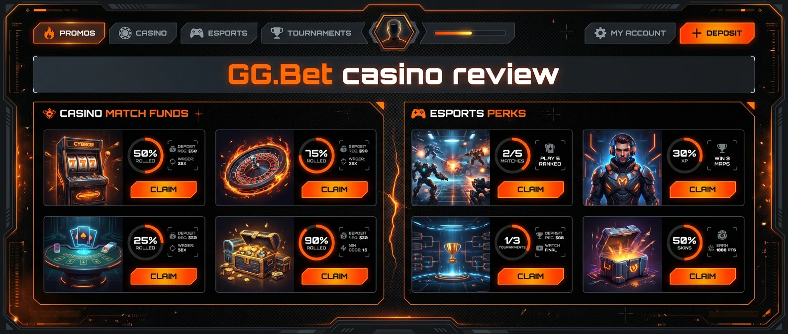 GG.Bet: GG.Bet Casino Welcome Bonus and Promotions