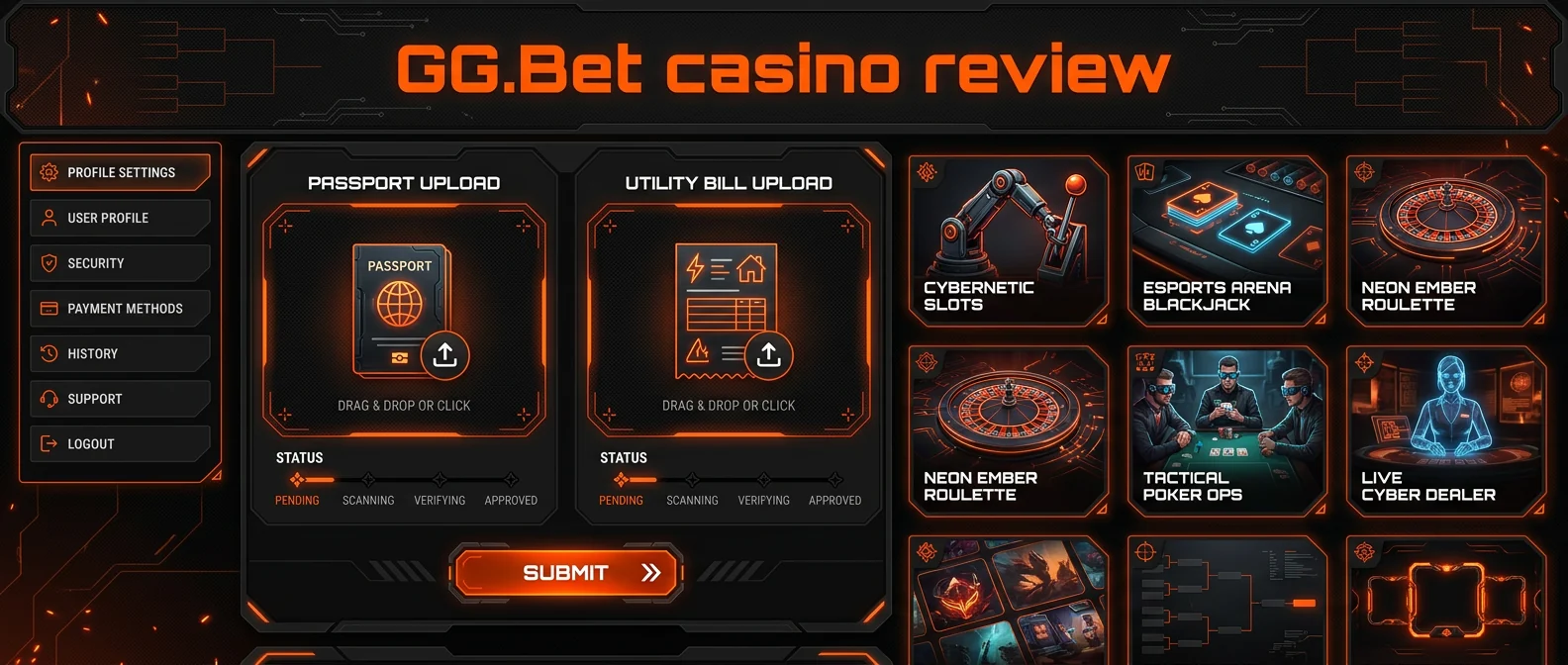 GG.Bet: GG.Bet Casino Login and Account Verification