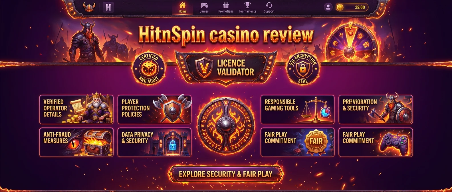 HitnSpin: Safety and Reputation: Is HitnSpin Casino Legit?