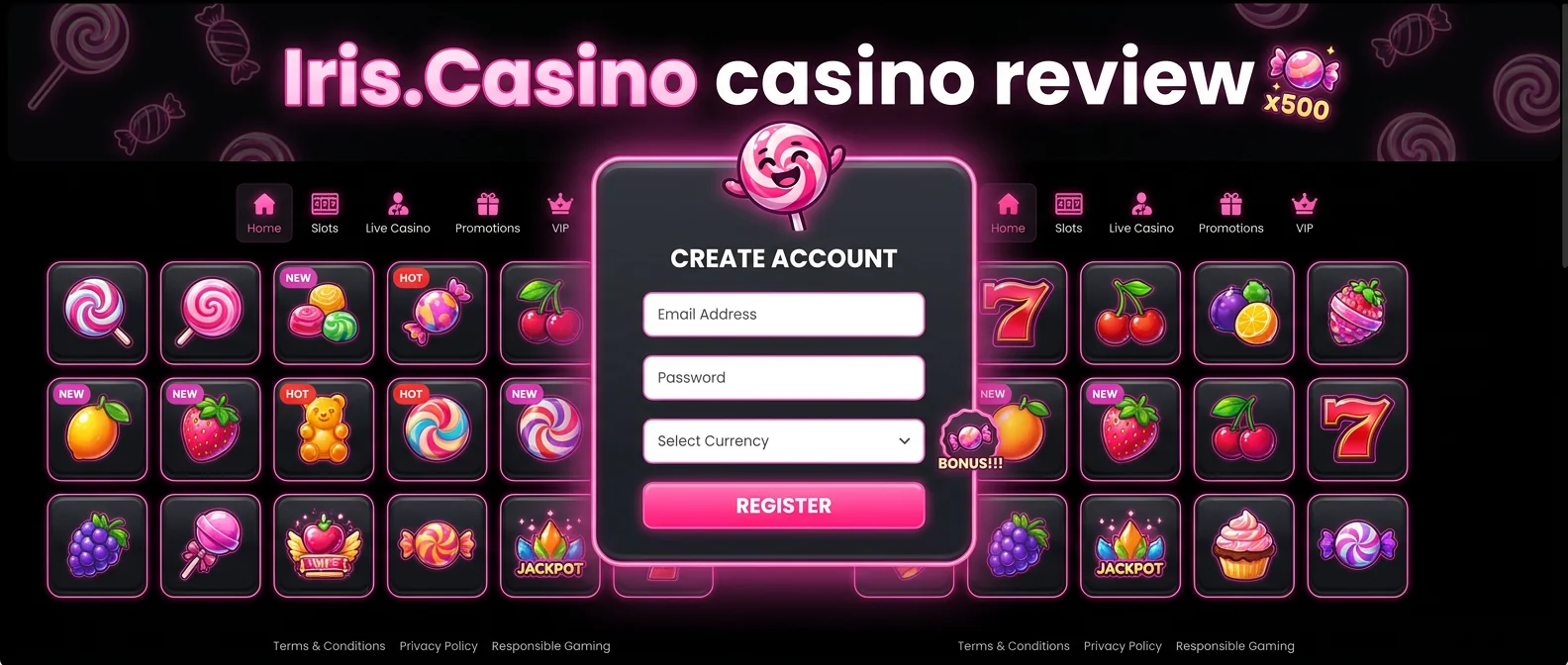 Iris.Casino: Iris.Casino Casino Sign Up and Login Process