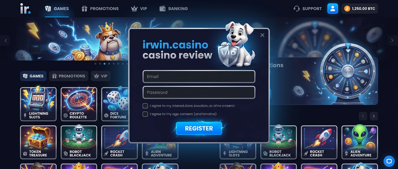 Irwin.Casino: Irwin.Casino Casino Sign Up and Login Guide