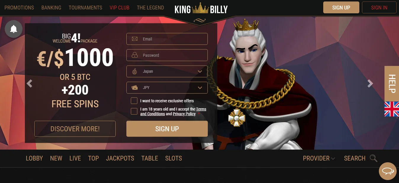 King Billy Casino