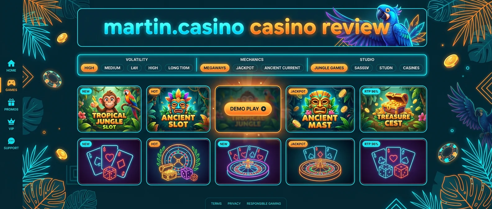 Martin.Casino: Game Variety at Martin.Casino Online Casino