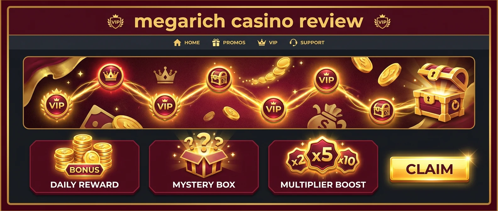 Megarich: Megarich Casino Bonus Offers and Promotions