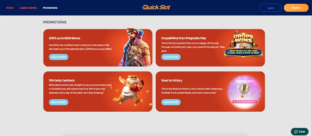 Quickslot Casino Promotions