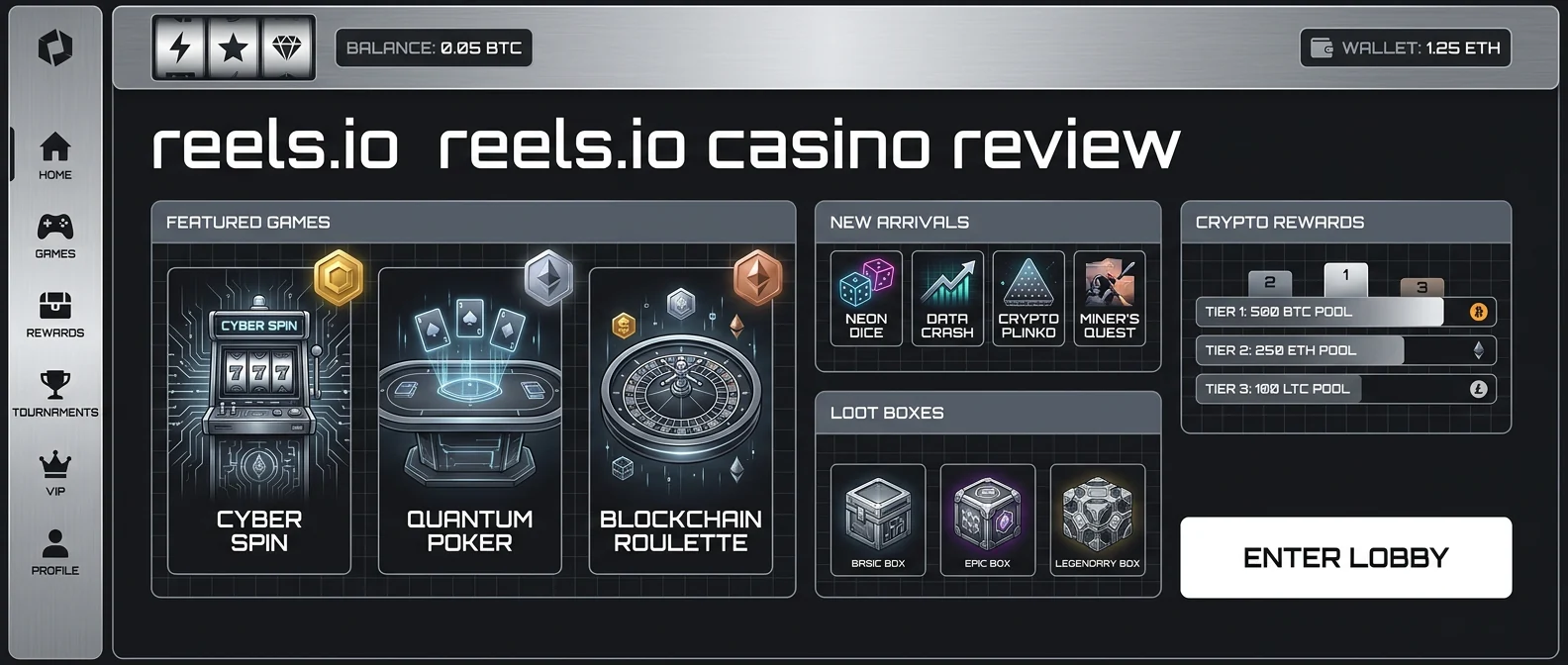 Reels.io: Reels.io Casino Review: Overview & First Impressions