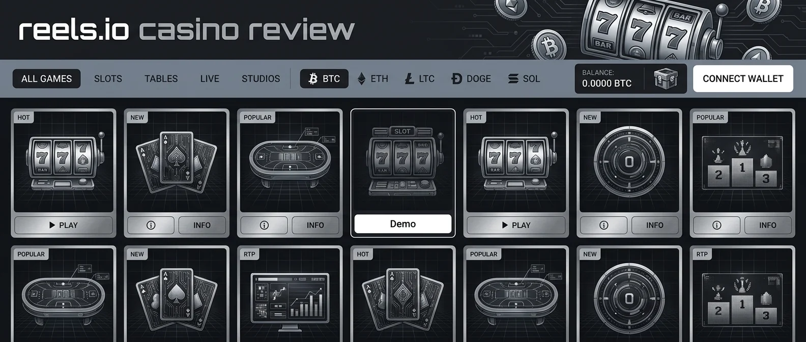 Reels.io: Game Selection and Betting Options at Reels.io