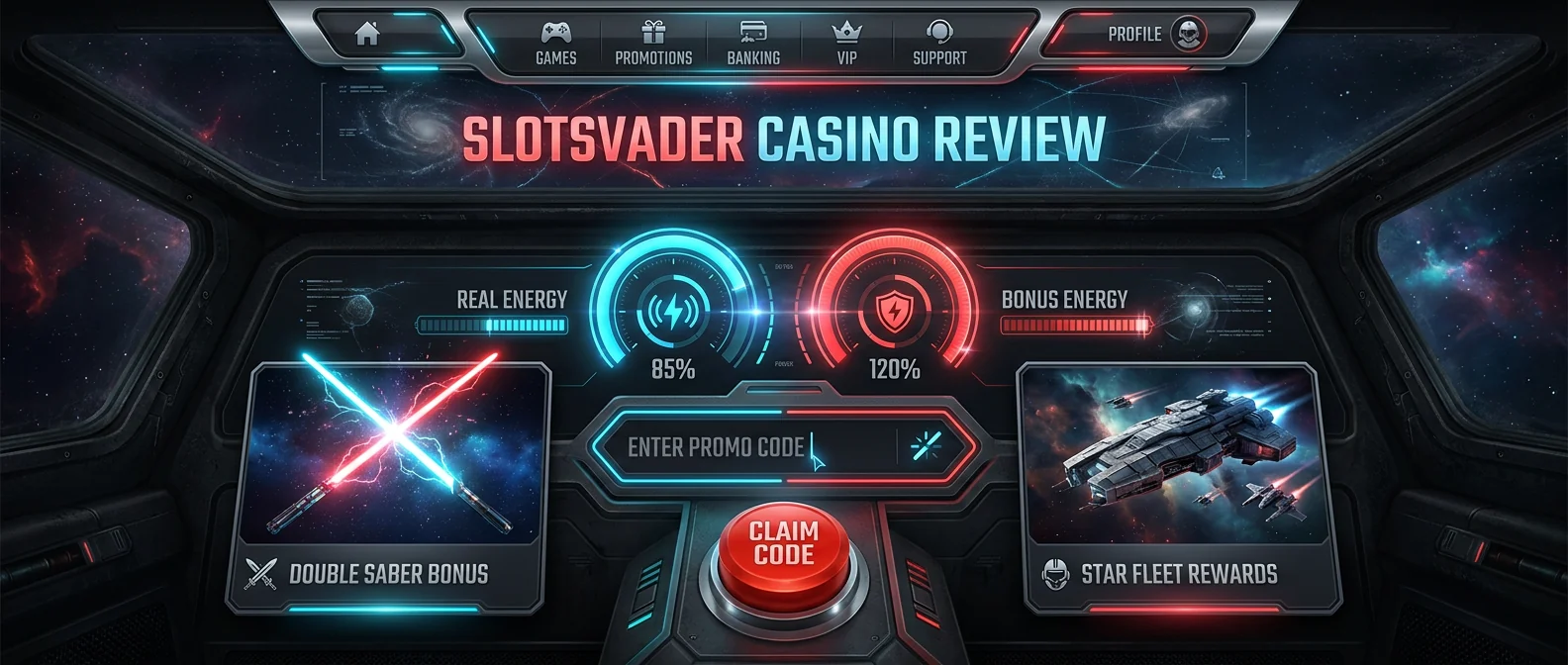 SlotsVader: SlotsVader Casino Bonus Offers and Promo Code Terms