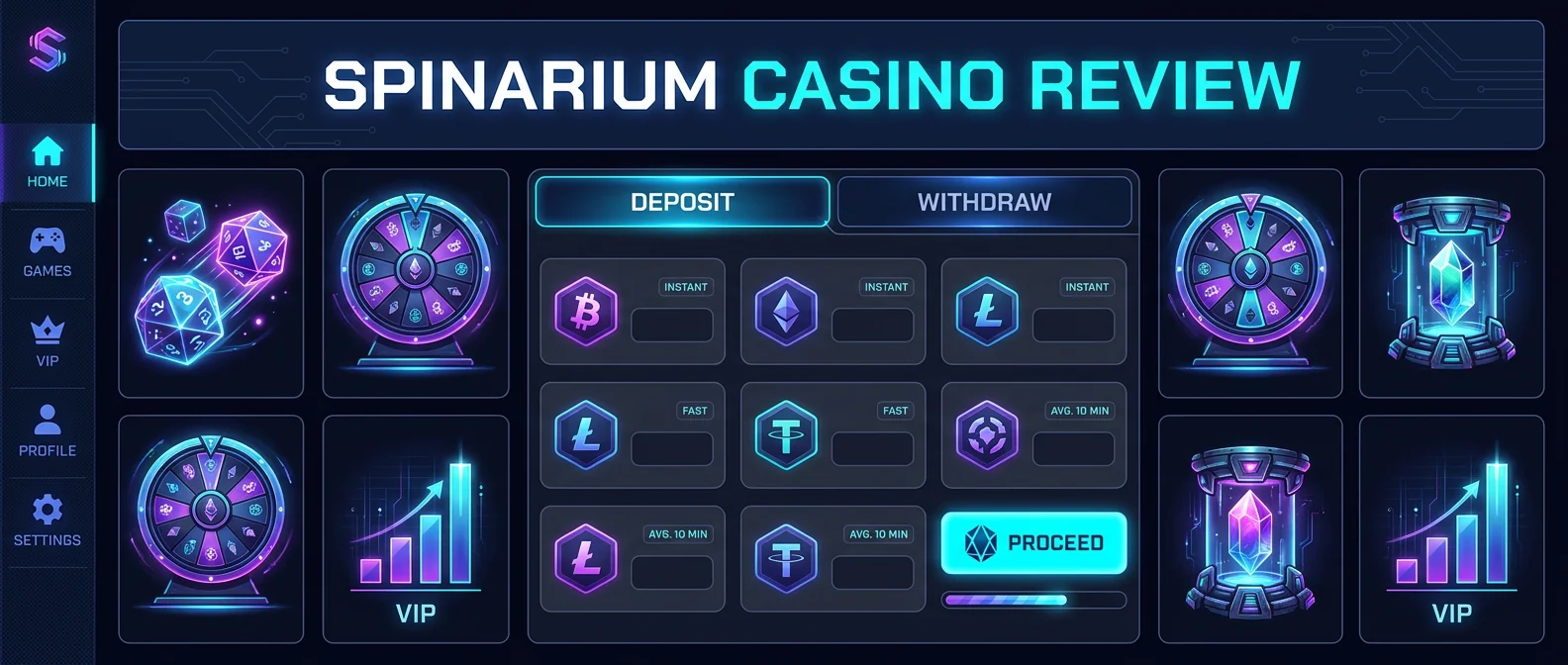 Spinarium: Payment Methods and Withdrawal Speed