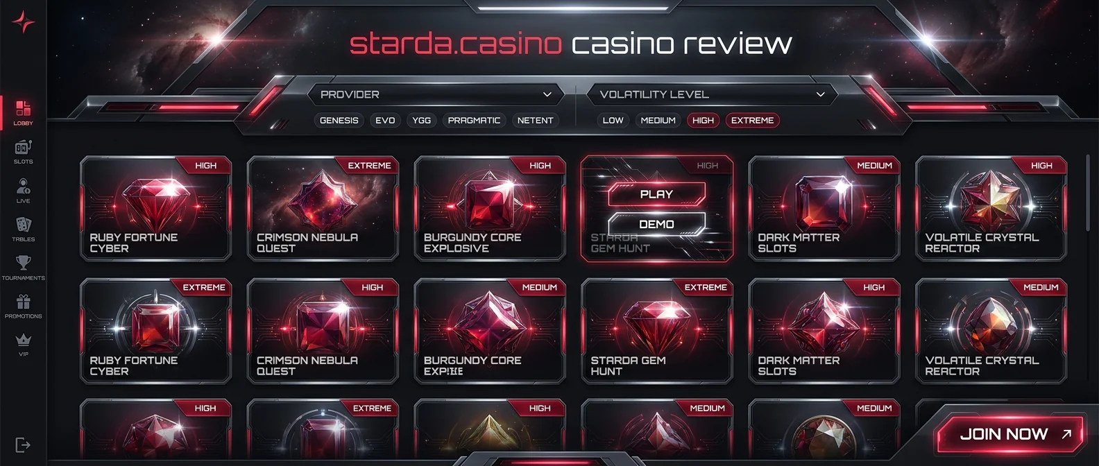 Starda.Casino: Game Selection at Starda.Casino Online Casino
