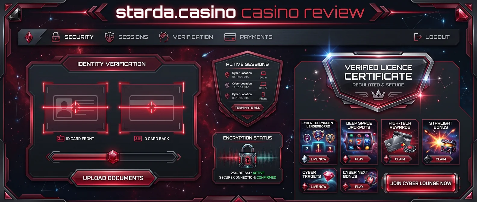 Starda.Casino: Licensing and Security: Is Starda.Casino Casino Legit?