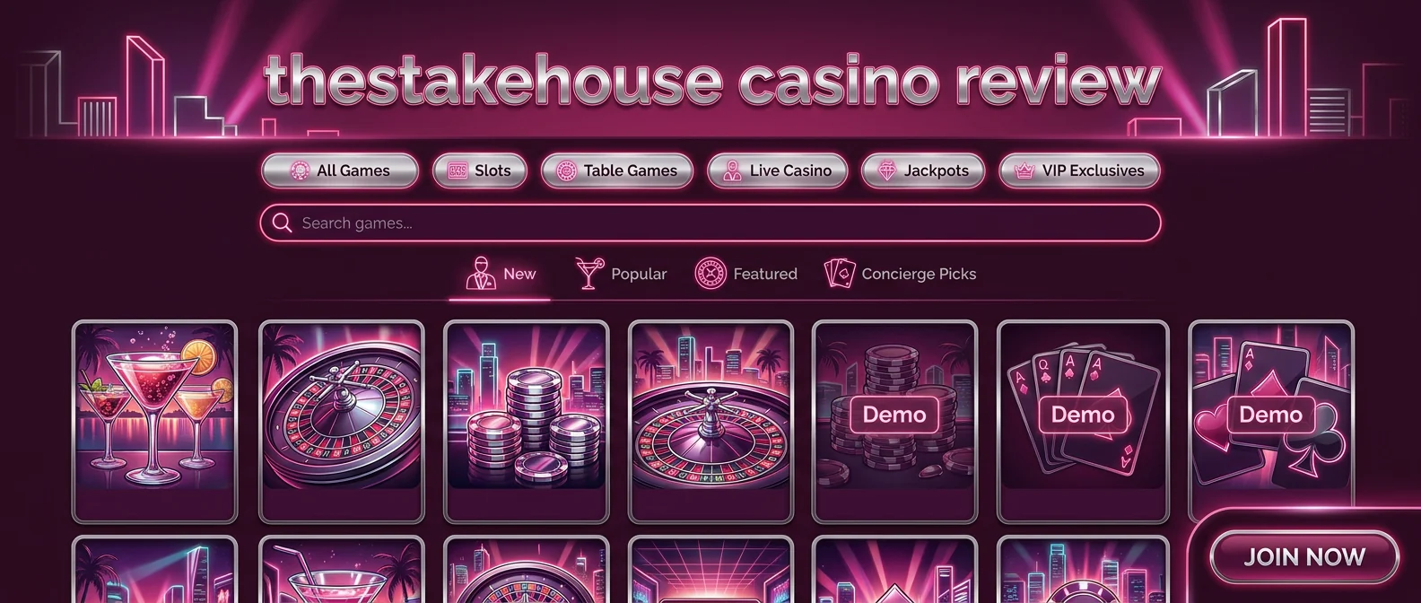 TheStakeHouse: Game Selection and Software at Casino TheStakeHouse
