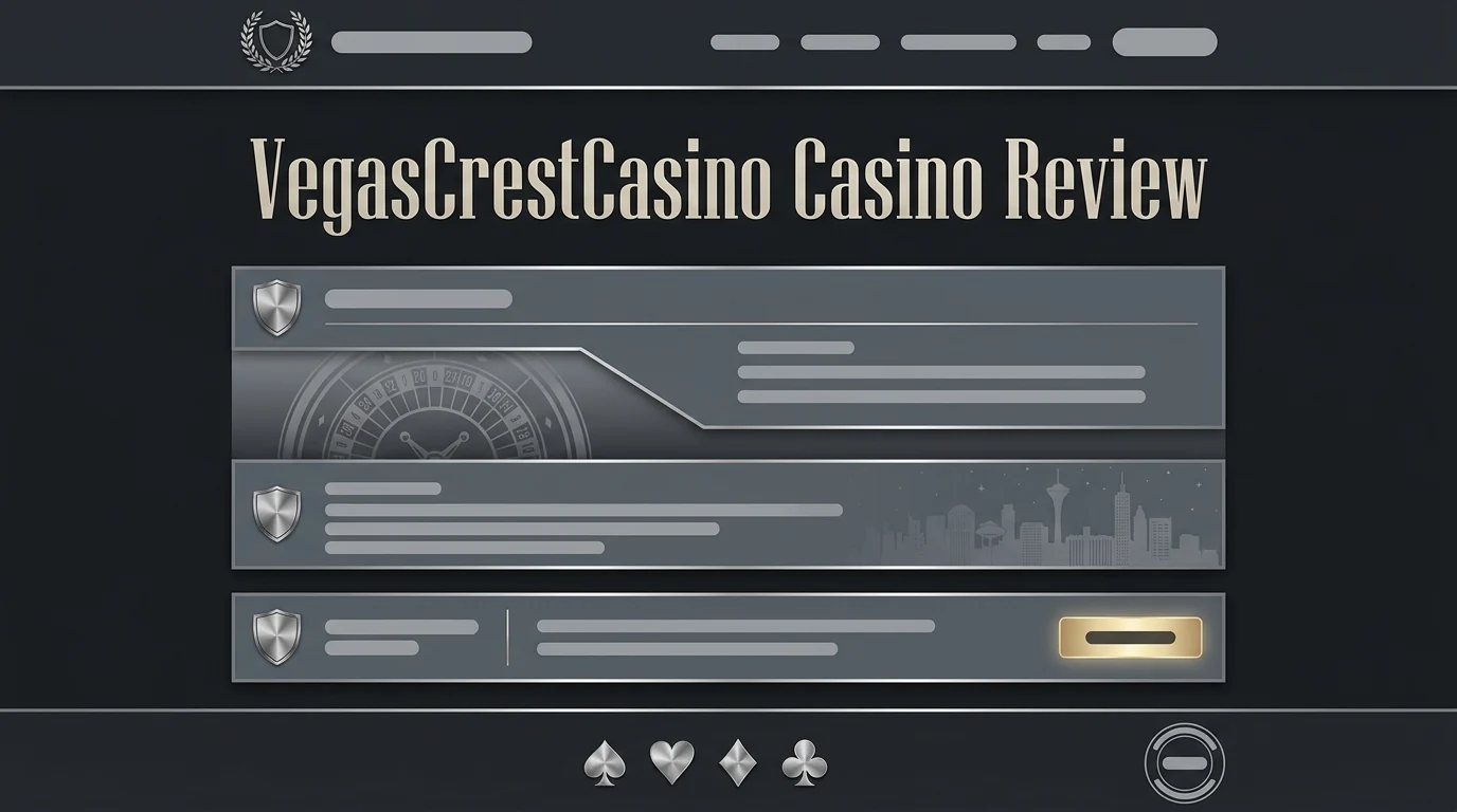 VegasCrestCasino: Licensing and Safety: Is VegasCrestCasino Casino Legit?