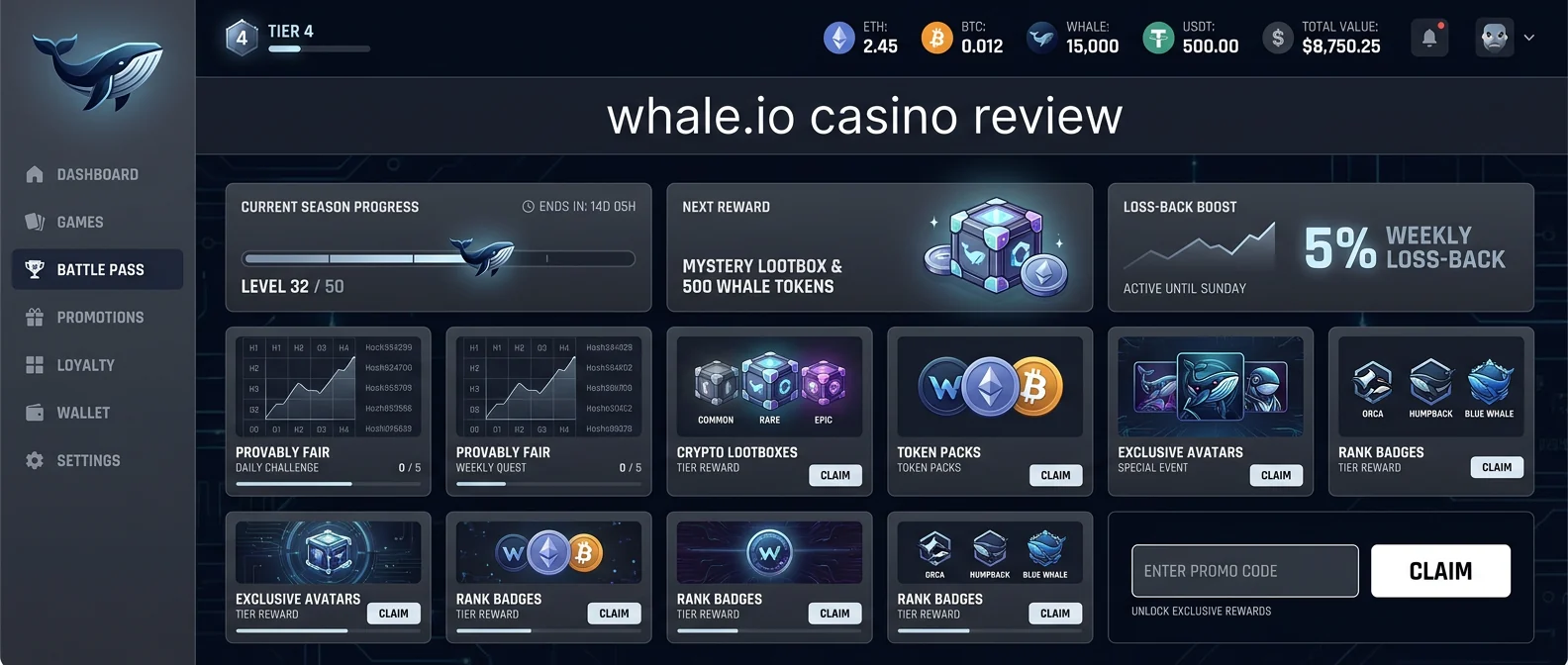 Whale.io: Whale.io Casino Bonus Offers and Promo Codes