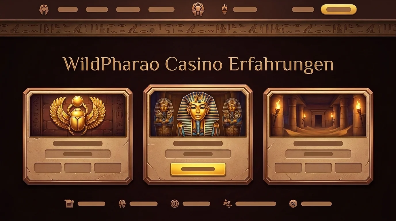 WildPharao: WildPharao Casino Bonus und Bonusbedingungen