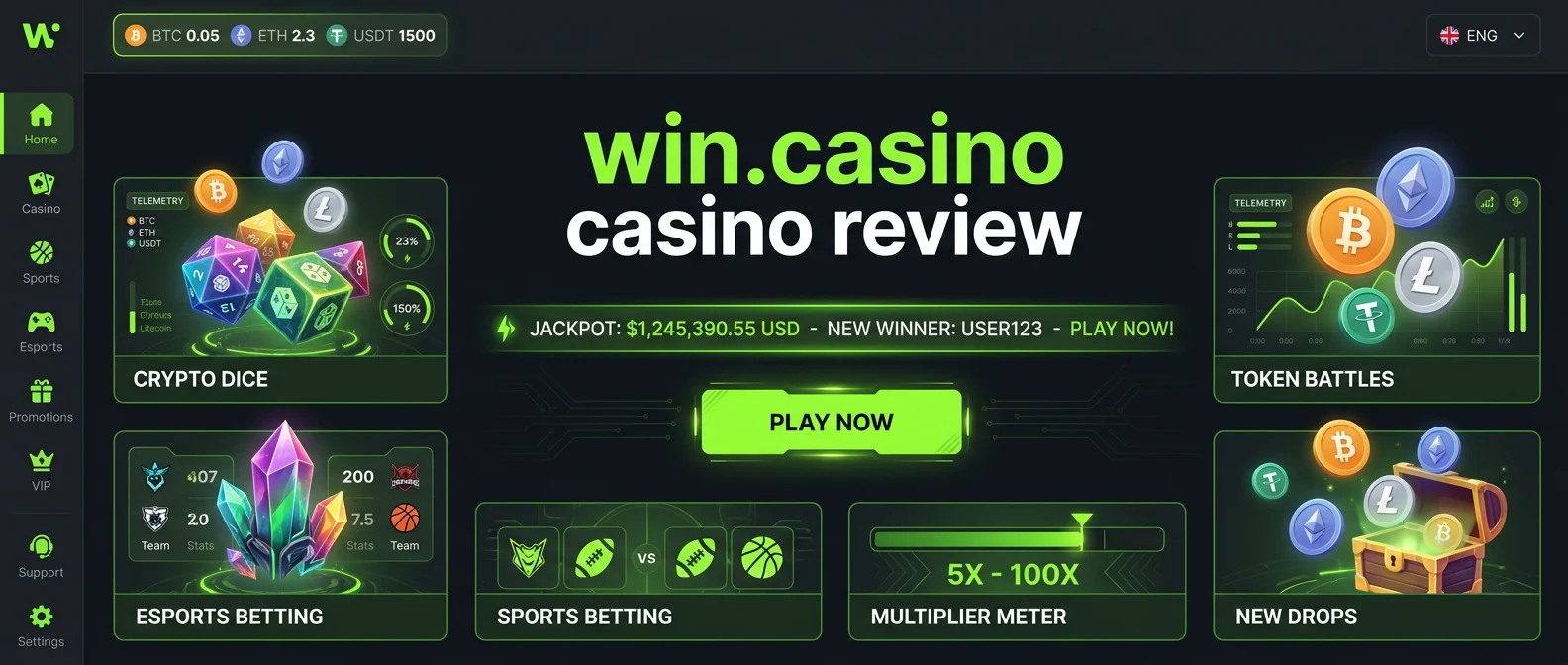 Win.Casino: Win.Casino Casino Review: Fast Facts & First Impressions