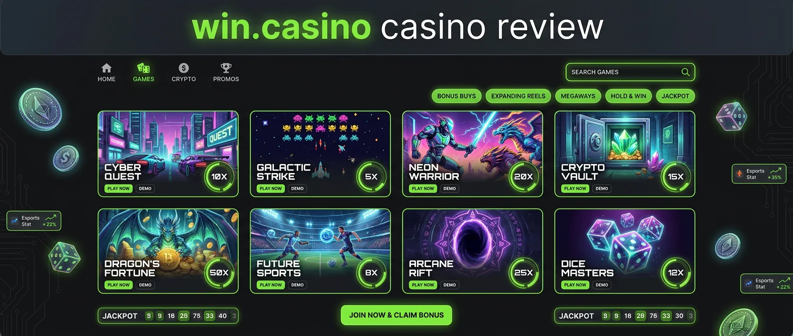 Win.Casino: Game Variety and Betting Options at Win.Casino