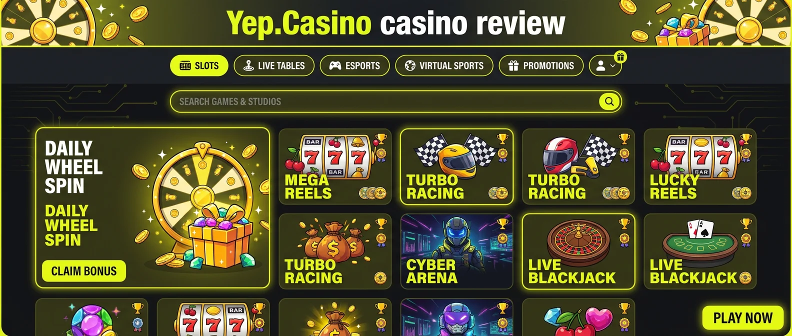 Yep.Casino: Game Selection and Betting Markets at Casino Yep.Casino
